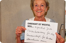 Statements zum Thema Ehrenamt