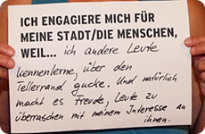 Statements zum Thema Ehrenamt